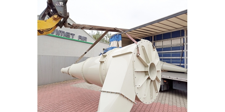 Separation of chaff in a feed production line - special cyclones from MOVIMET AIR