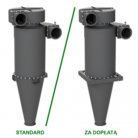 Cyklon C-8500 fi 1000 ze sipralą powrotną